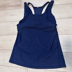 Lulu Navy Blue Tank Top